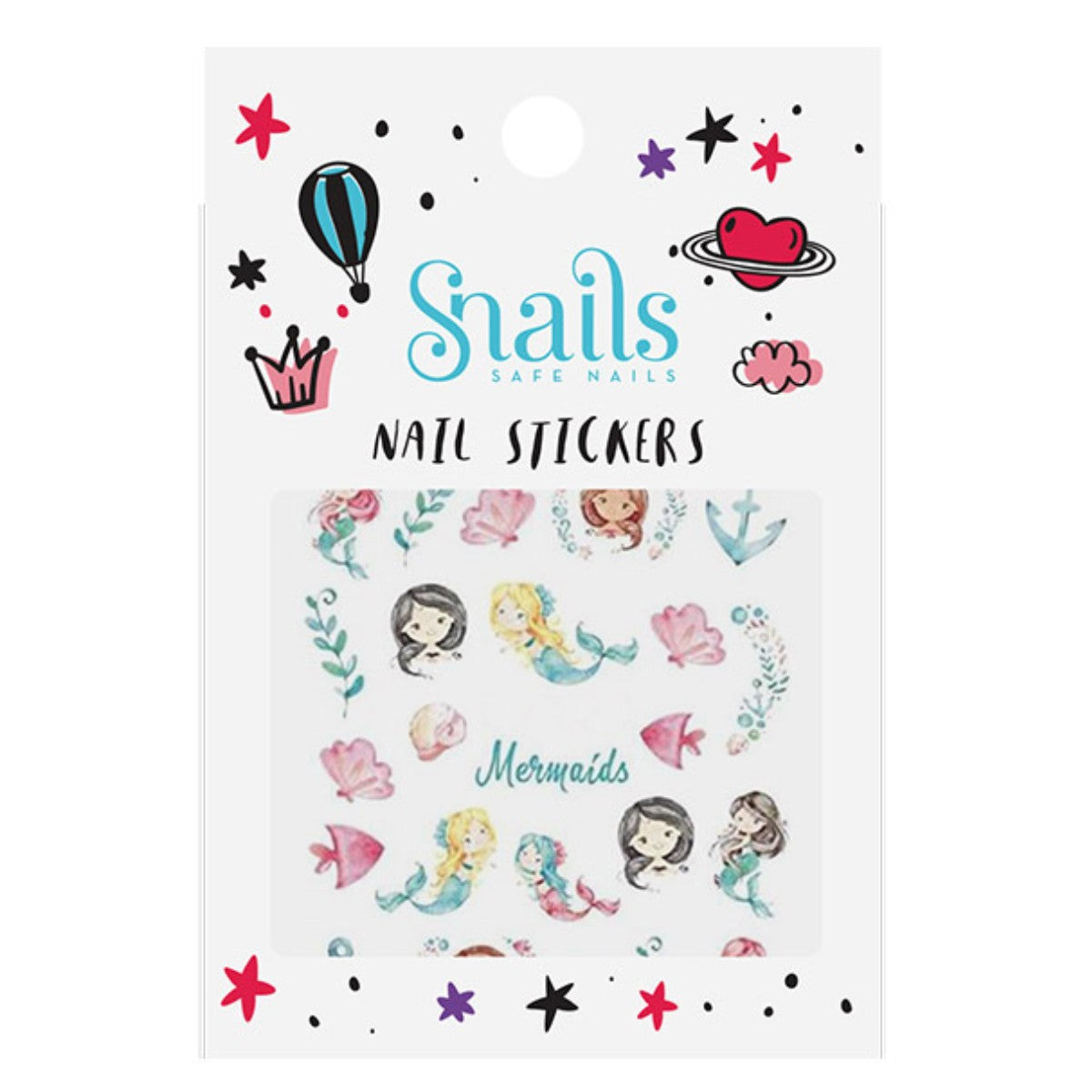 Neglelak - neglestickers havfruer
