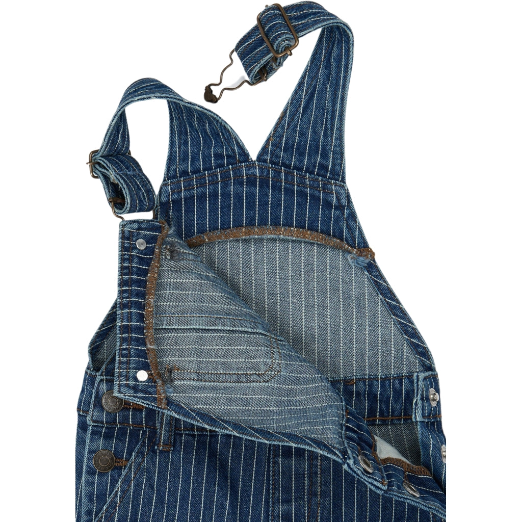 The new sibling - overalls - denim stribet