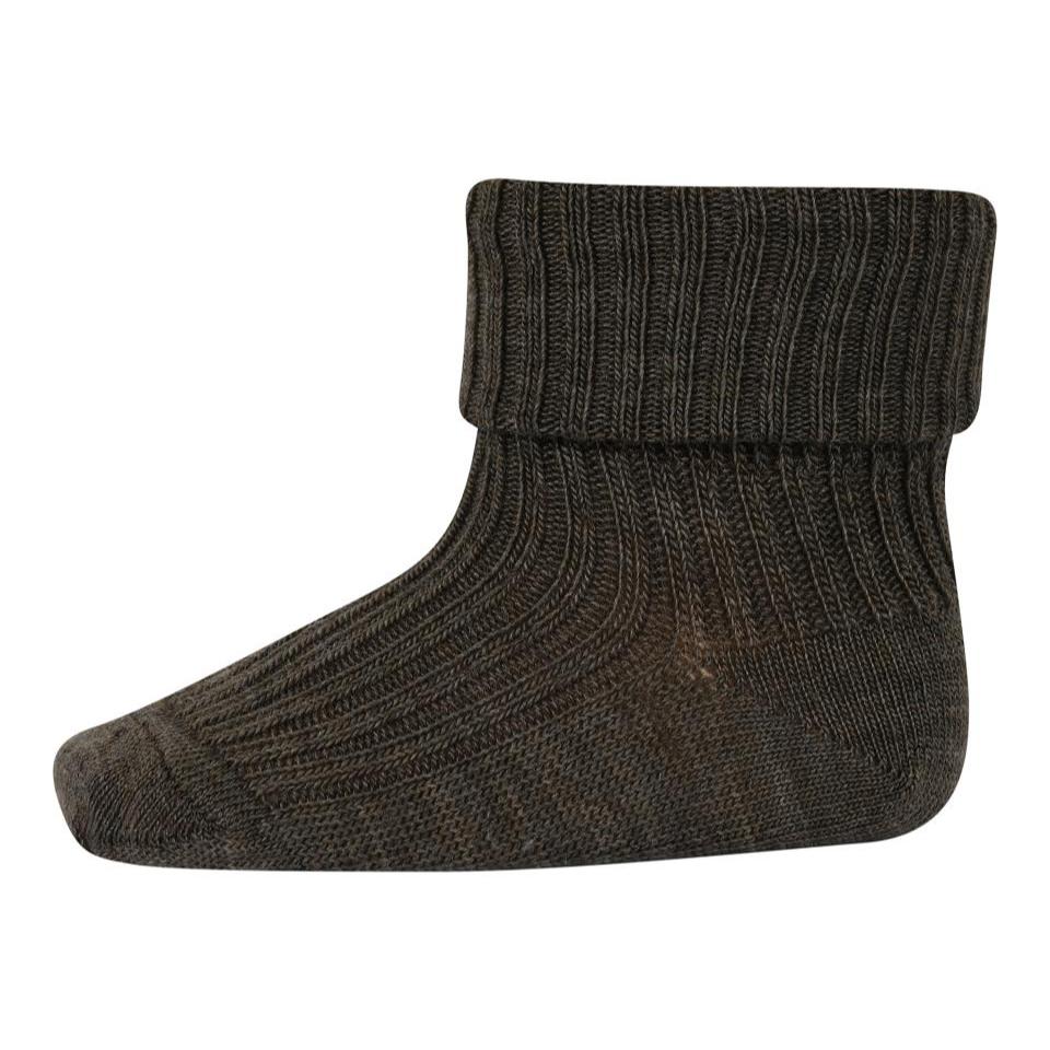 MP - uldstrømper - brown melange 351