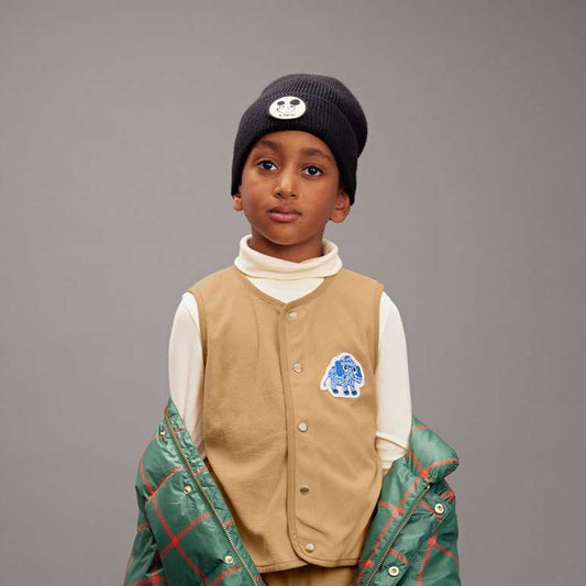 Mini Rodini - vest - Mammoth patch fleece