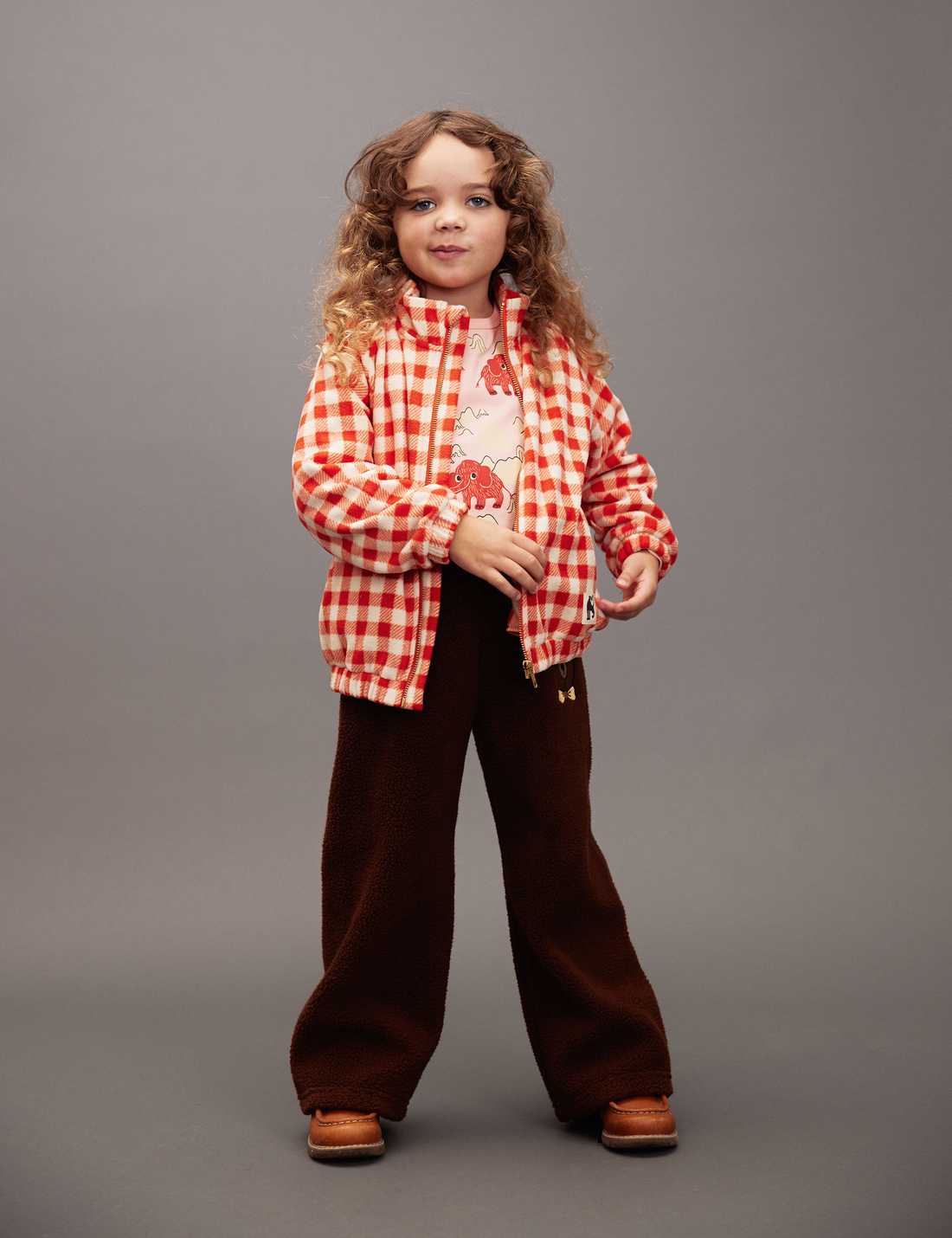Mini Rodini - trøje - gingham fleece