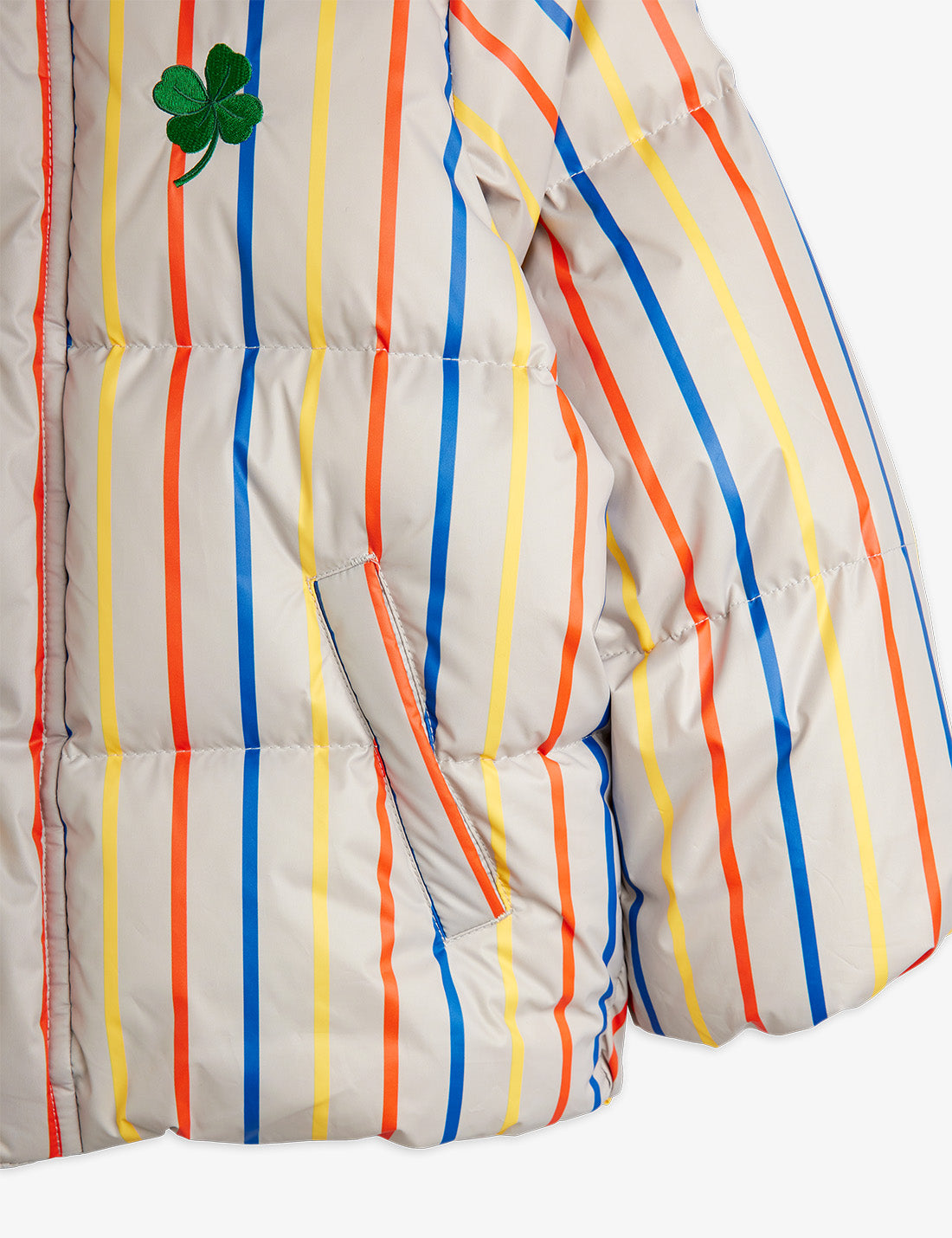 Mini Rodini - jakke - Clover emb stripe