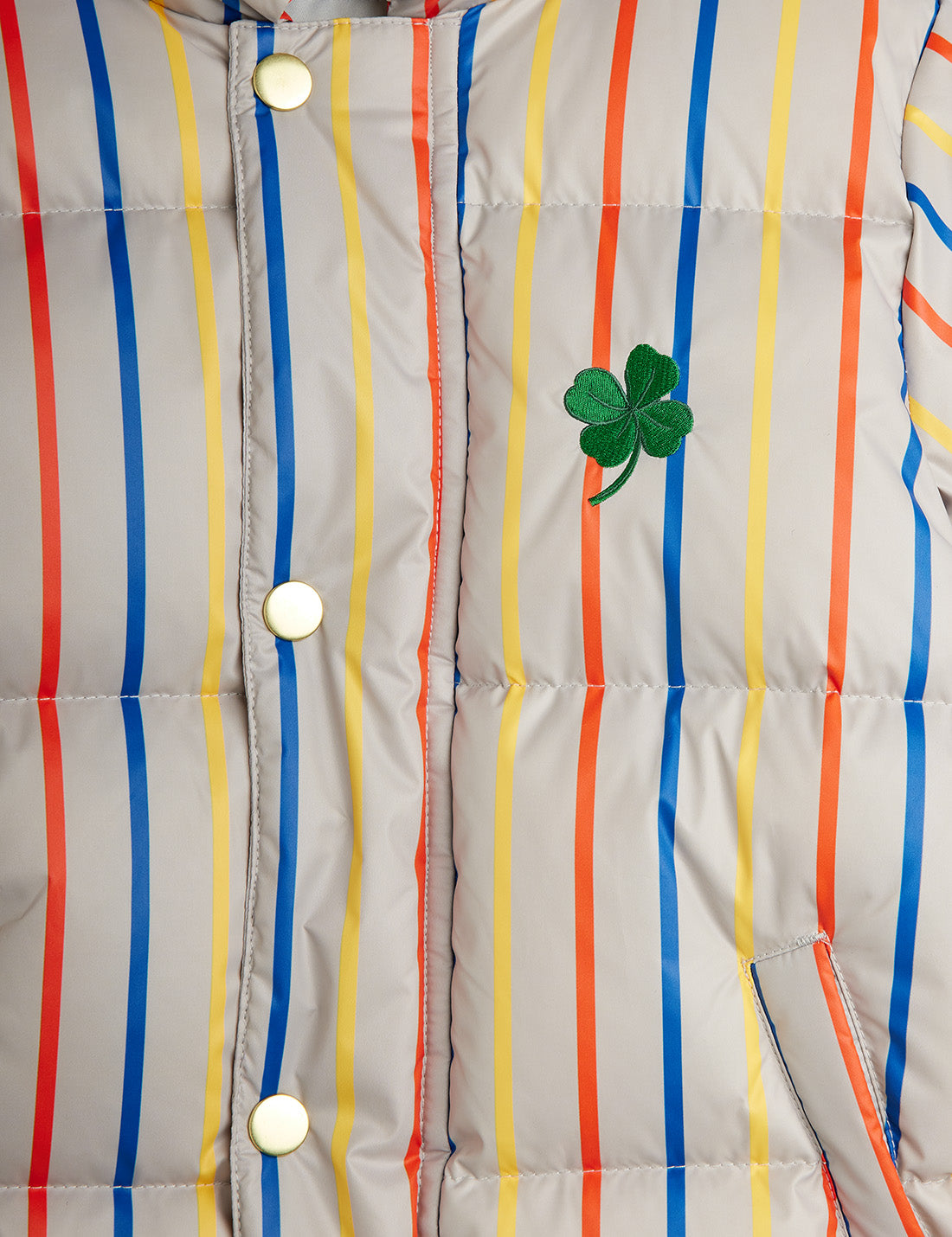 Mini Rodini - jakke - Clover emb stripe