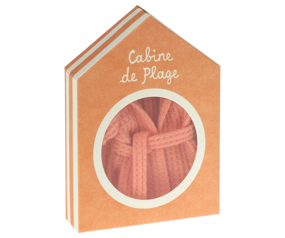 Maileg - badekåbe - koral