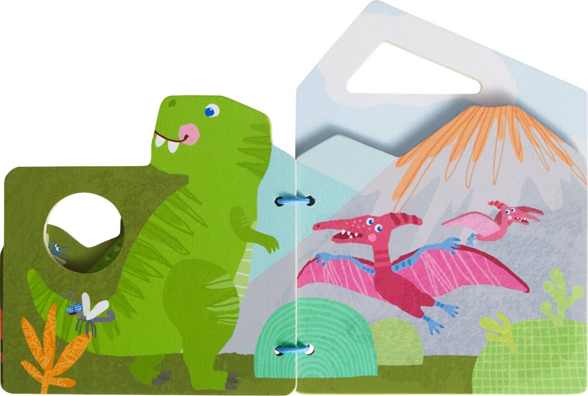 Haba - Træ-babybog - Dinos
