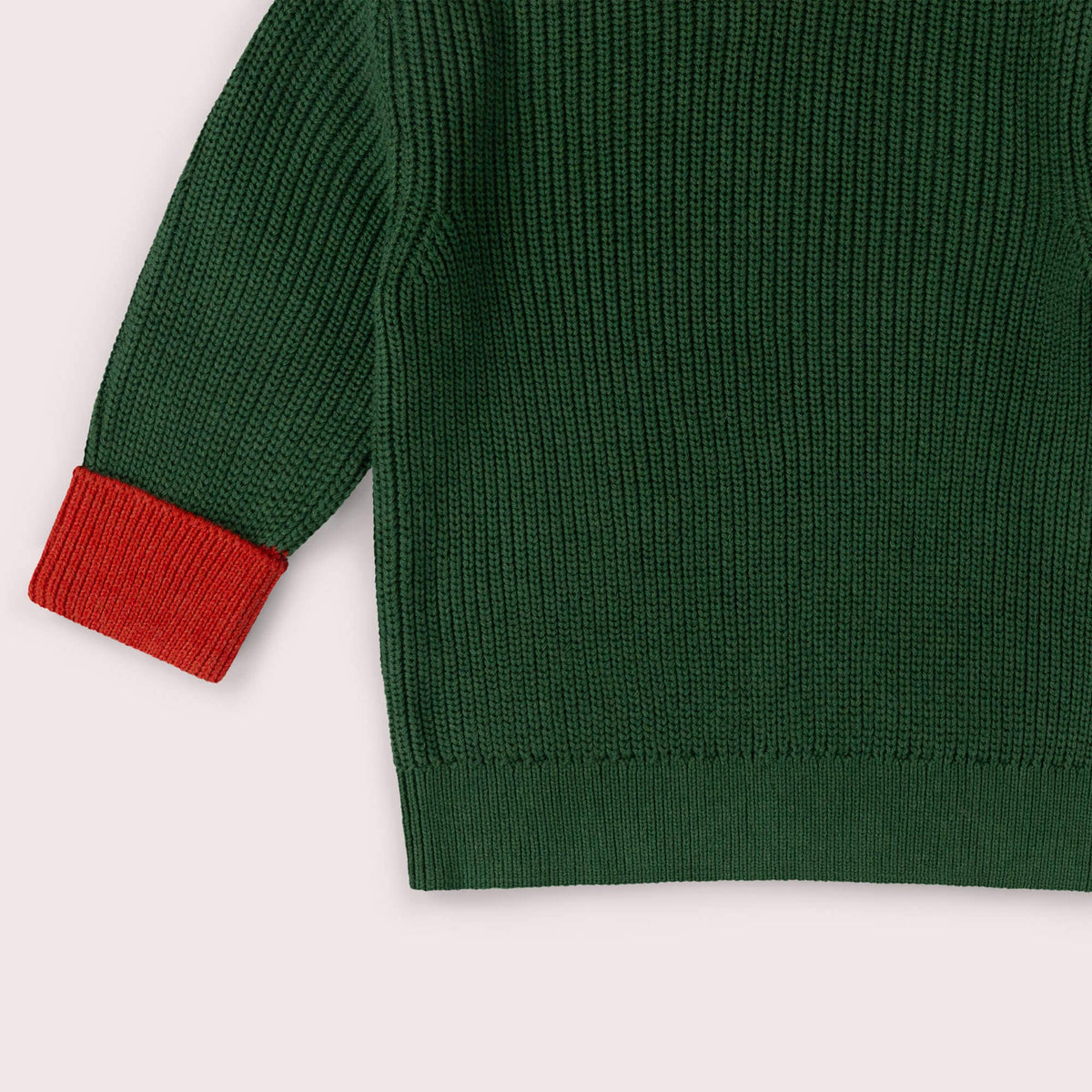 Little Green Radicals - strikbluse - grøn