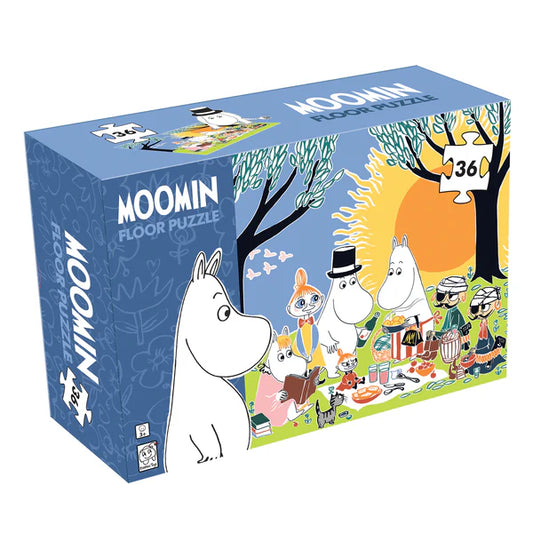 Mumi - Gulvpuslespil - Moomin og venner fra Mumindalen
