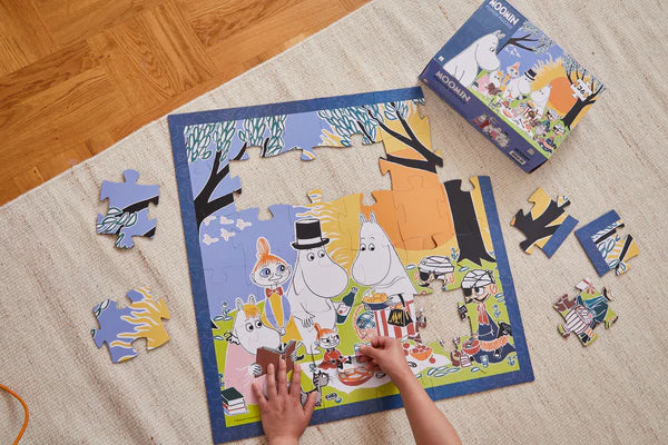Mumi - Gulvpuslespil - Moomin og venner fra Mumindalen