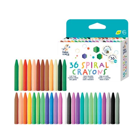 Haku Yoka - spiralformede farver - 36 stk