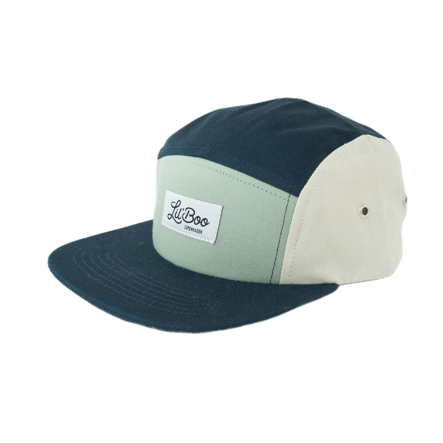 Lil'boo - kasket - Stone Green, sand, Navy