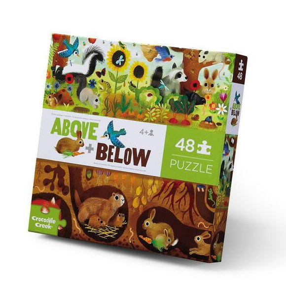 CrocodileCreek - Puslespil 48 brk. - Above & Below/Backyard Discovery