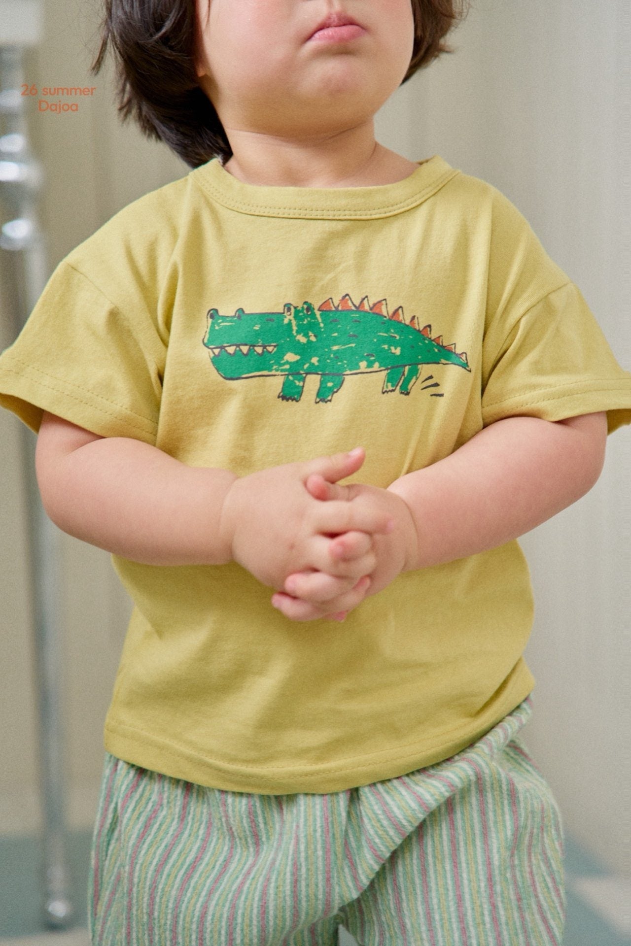 T-shirt & bukser sæt - krokodille
