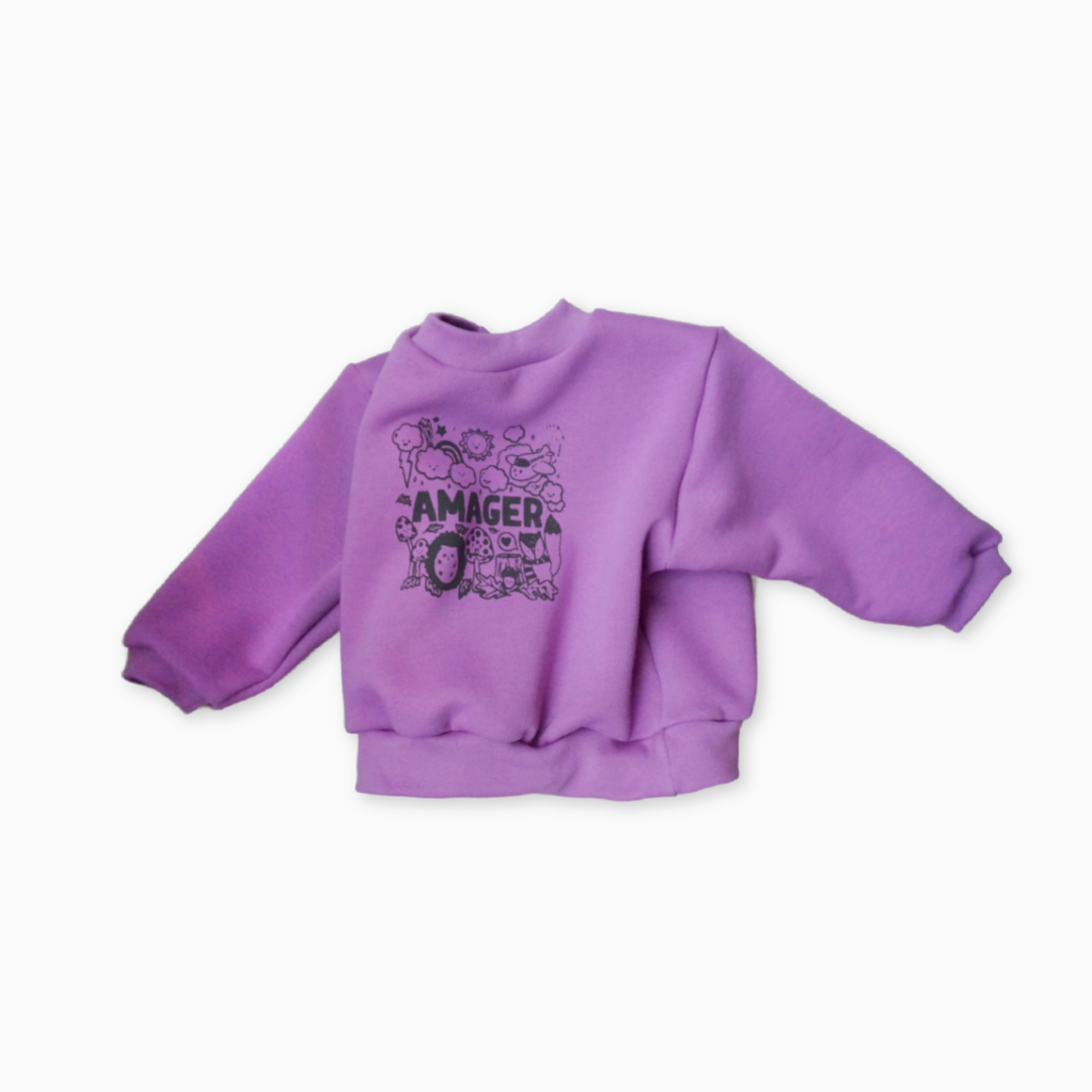 Gavin - Amager sweatshirt - lilla
