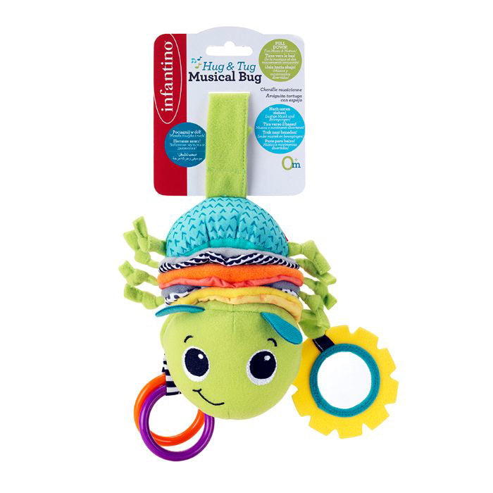 Aktivitetslegetøj - Larve m/spilledåse