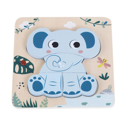 Kinder Kids - Puslespil - elefant