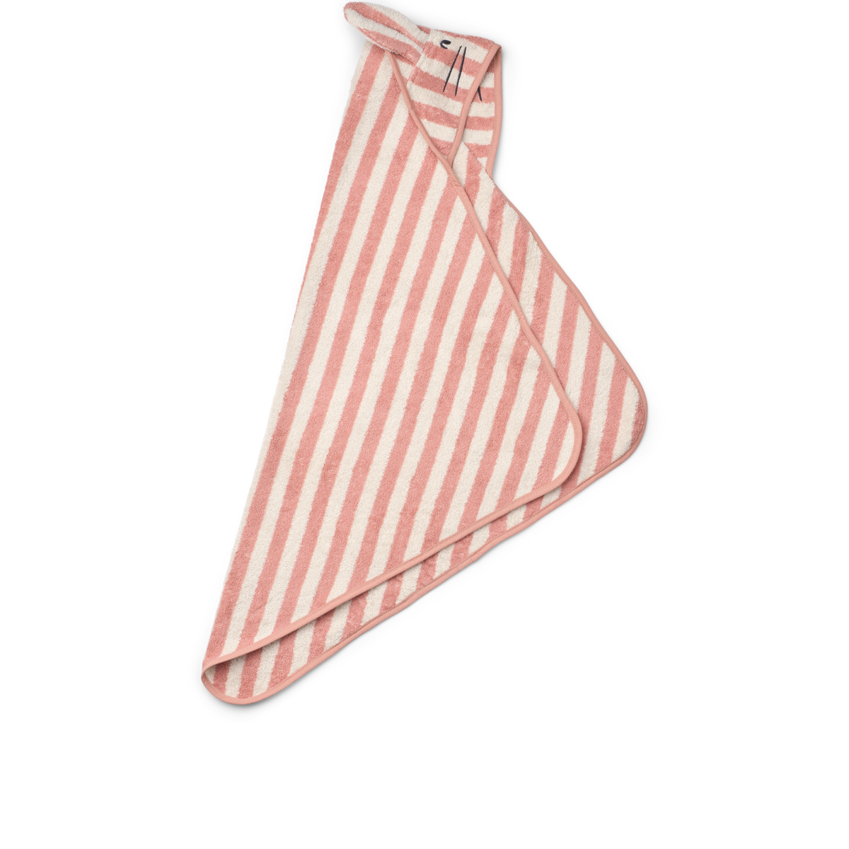 Liewood - babyhåndklæde - Coral blush