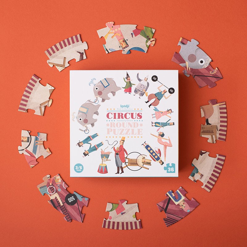 Londji - puslespil - CIRCUS ROUND