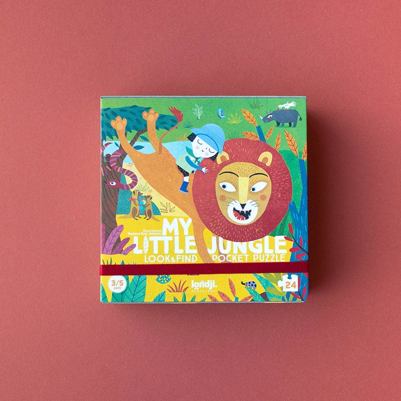 Londji - puslespil - My little jungle pocket puzzle