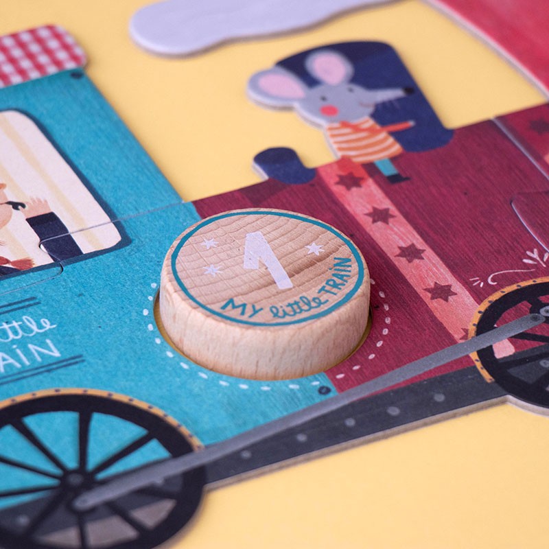 Londji - puslespil - My little train