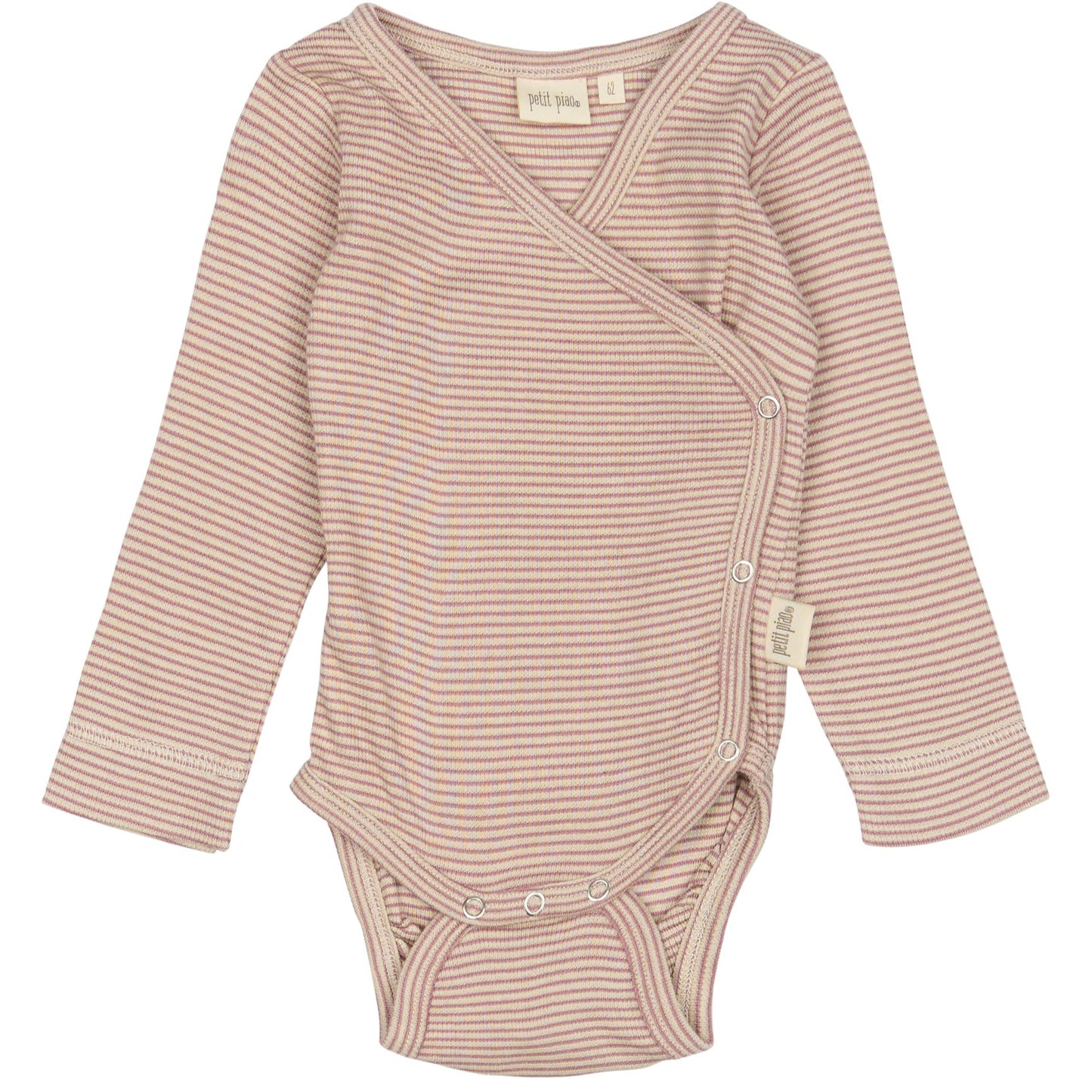 Petit Piao - body - Rose/Dark Off White