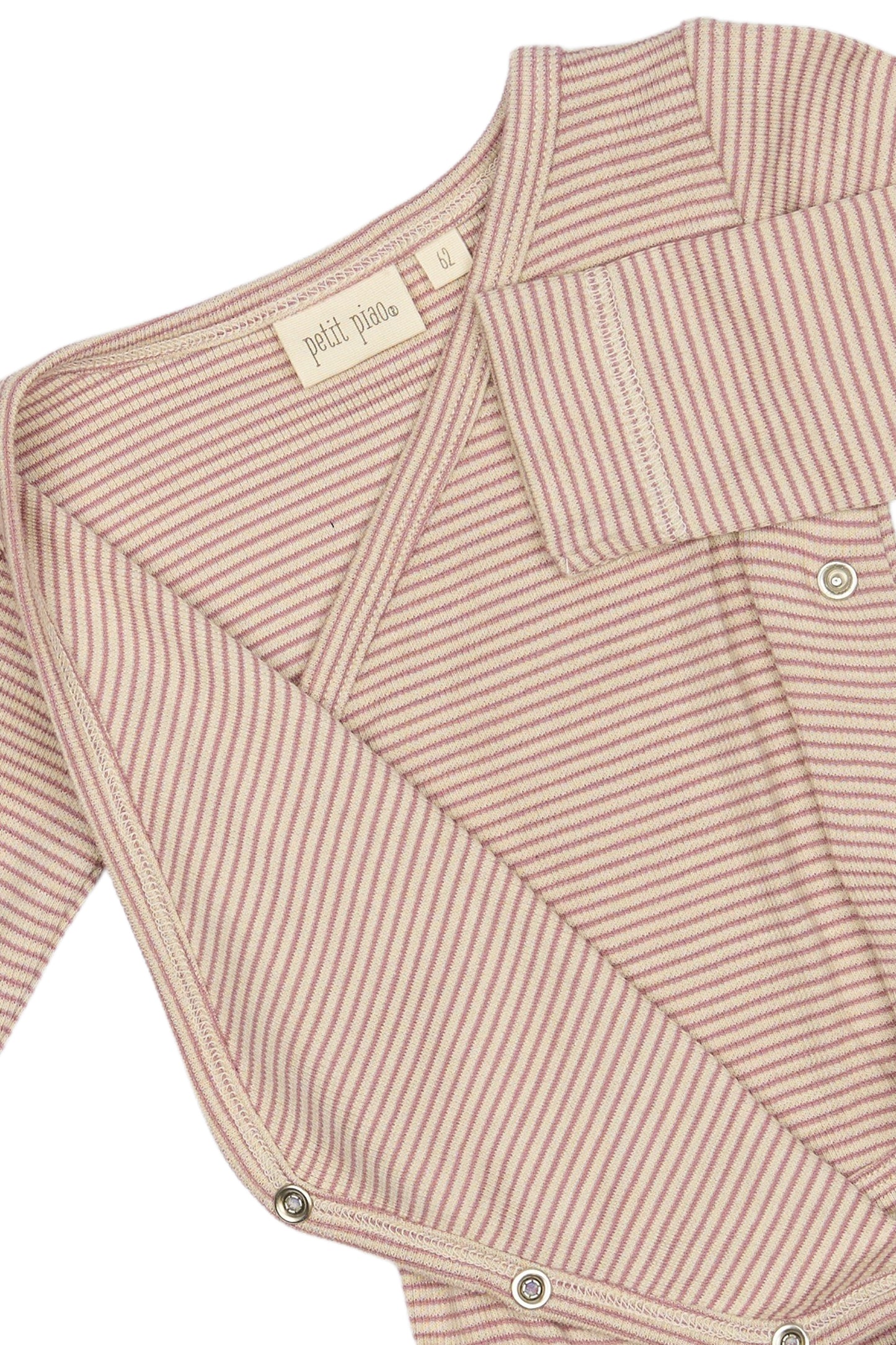 Petit Piao - body - Rose/Dark Off White