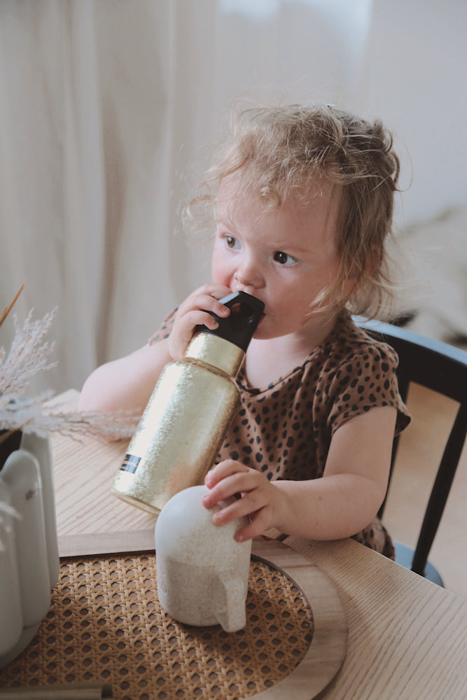 Pellianni - drikkedunk - metallic guld