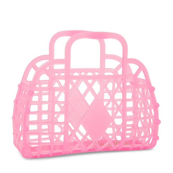 Sun Jellies - mini kurv - Neon pink