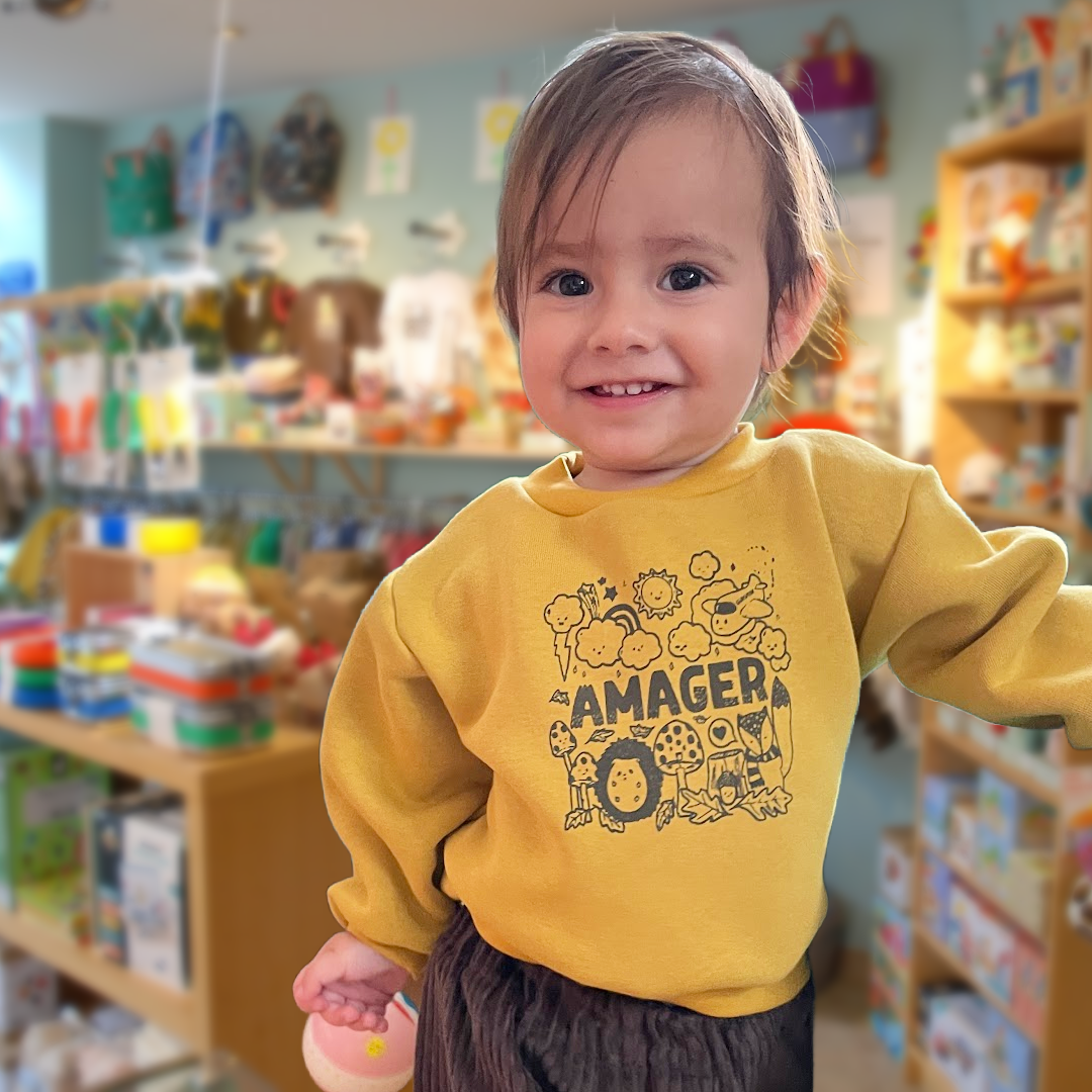 Gavin - Amager sweatshirt - Ocher