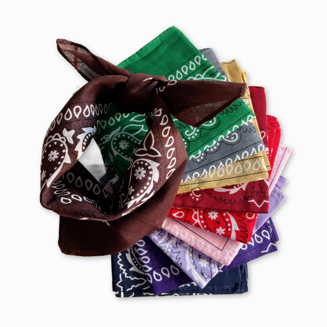 Bandana - bordeaux - tørklæde