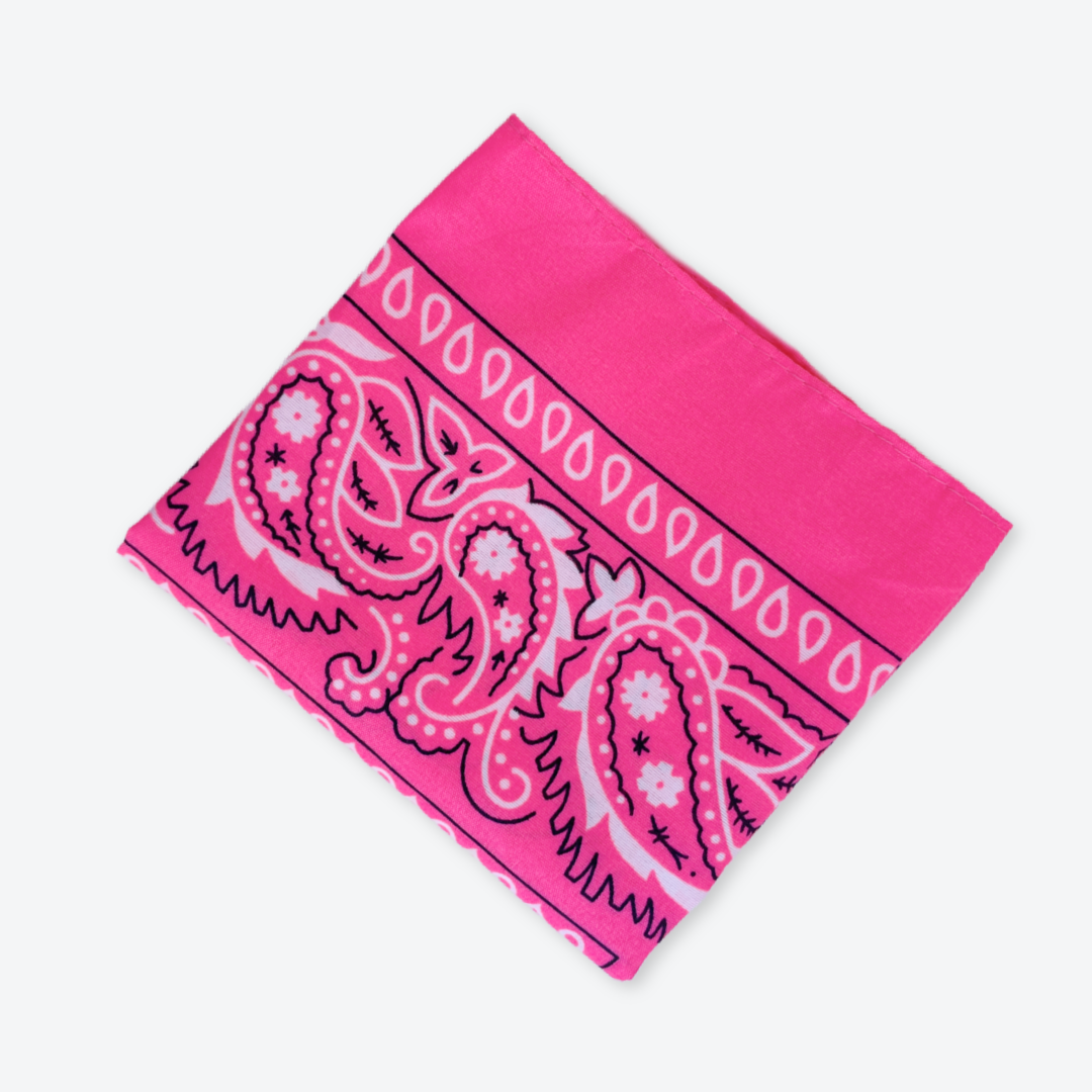Bandana - tørklæde - neon pink