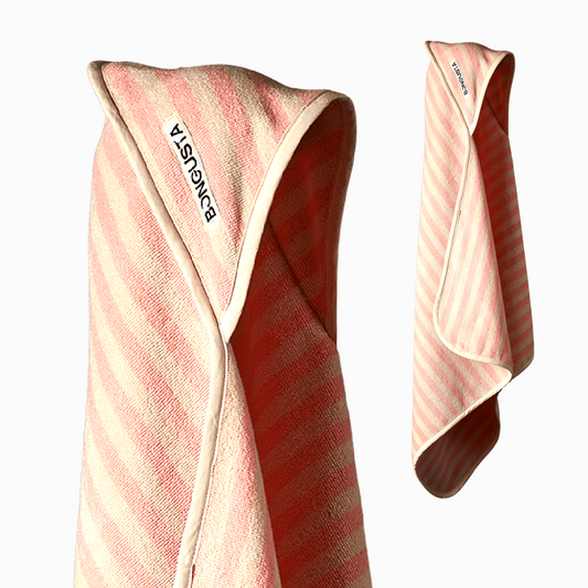 Bongusta - babyhåndklæde - tropical & creme