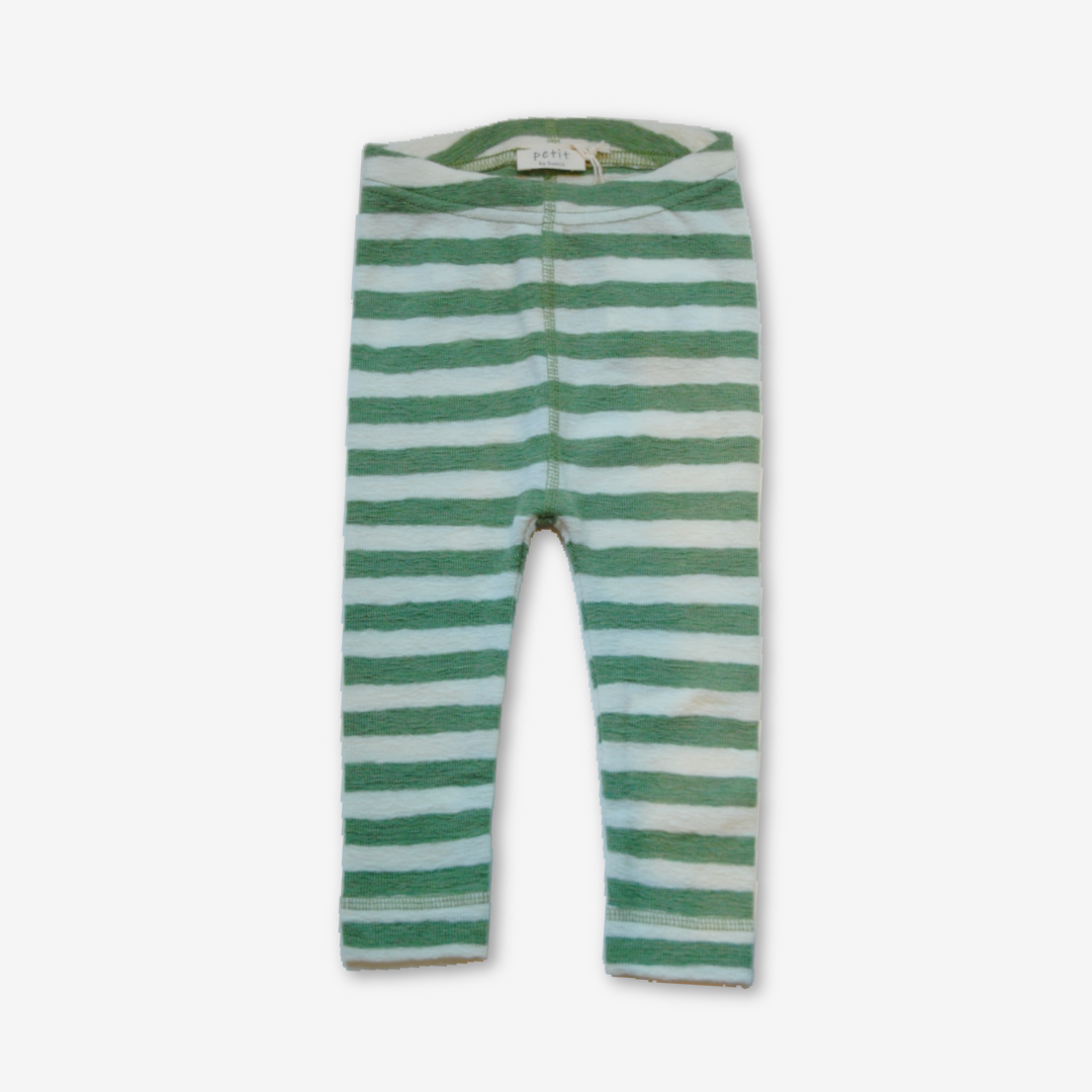 By basics - leggings - white/grasshopper