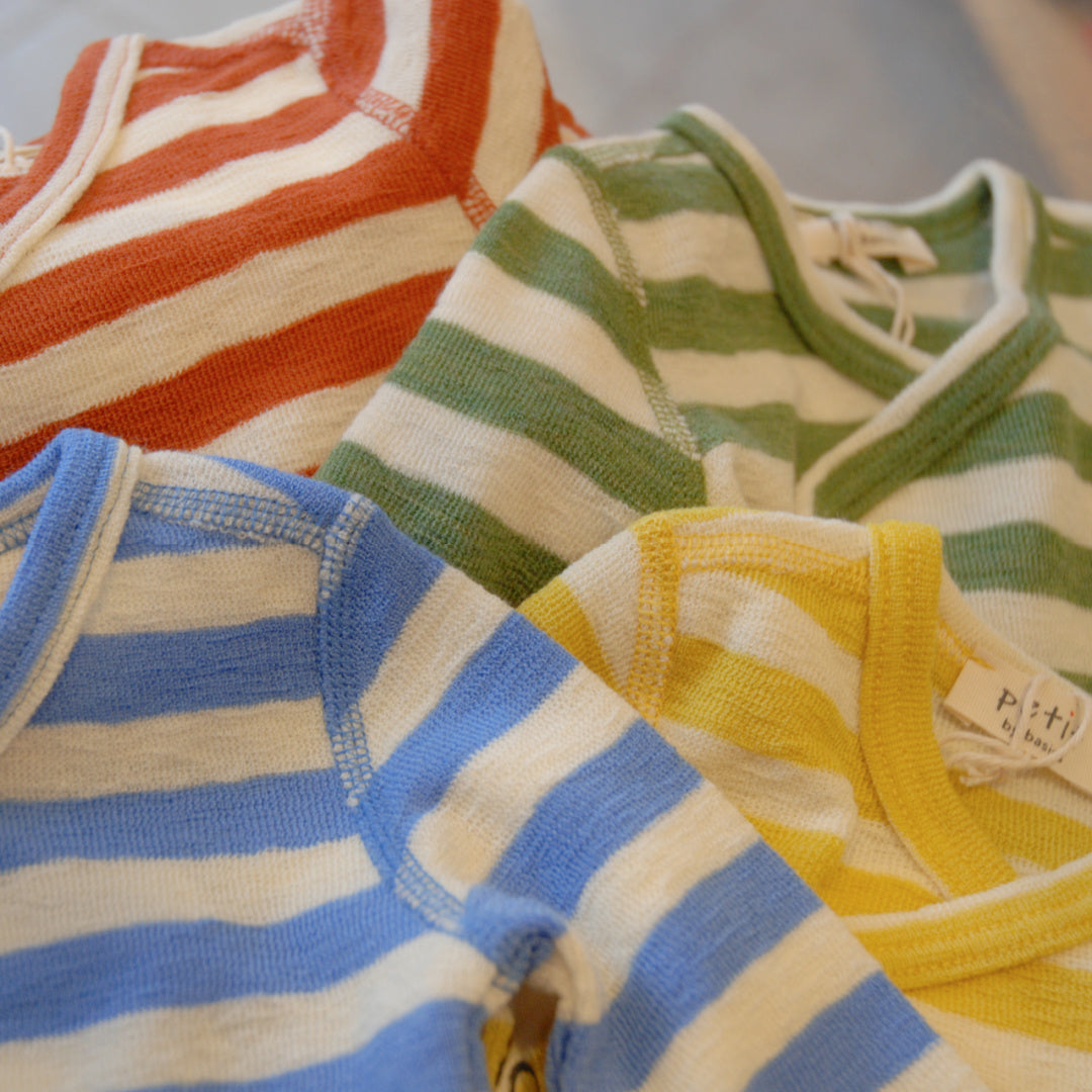 By basics - hue - white/grasshooper melange