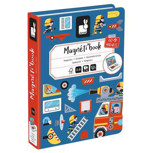 Janod - Magnetbog - Firefighter