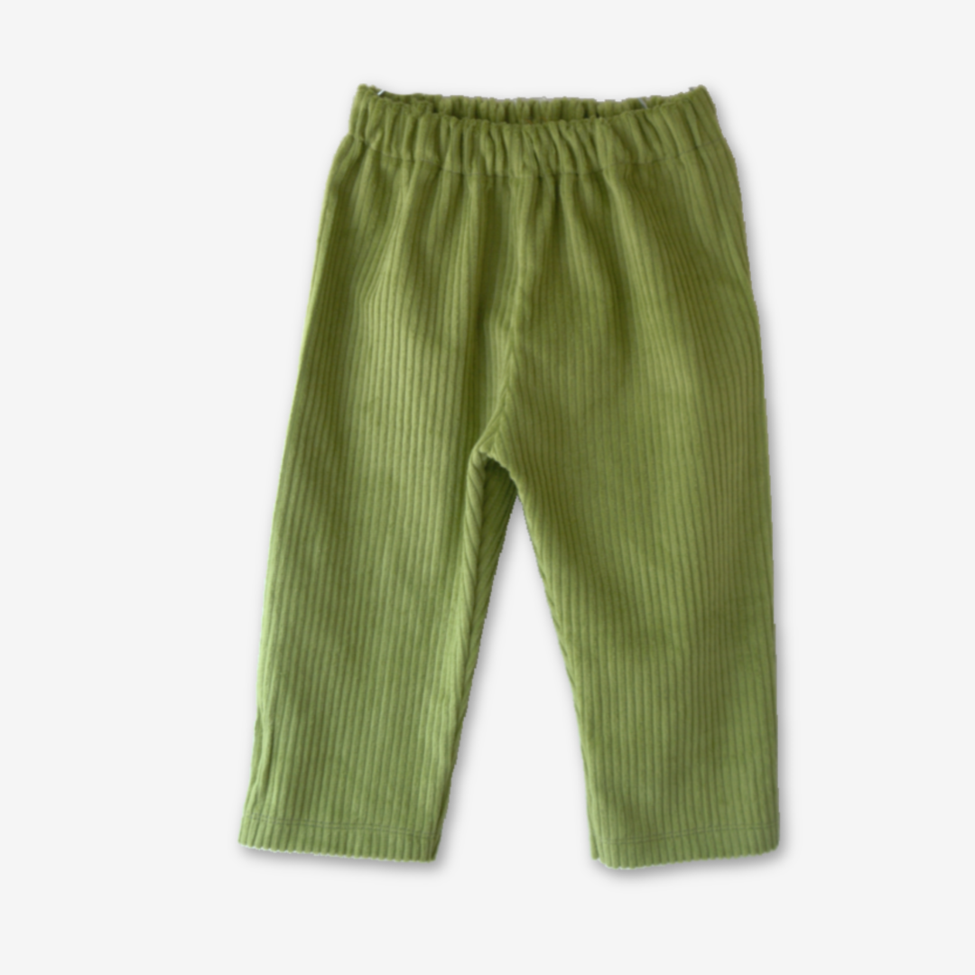 Gavin - fløjlsbukser - matcha