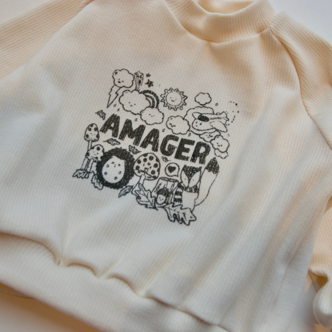 Gavin - baby sweatshirt - creme