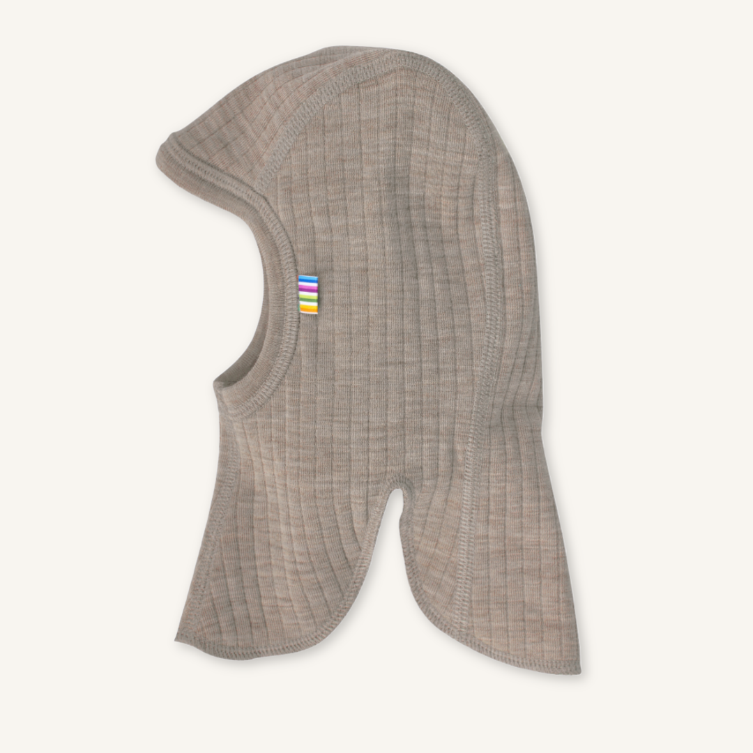 Joha - 2-lags uld elefanthue - sesame melange