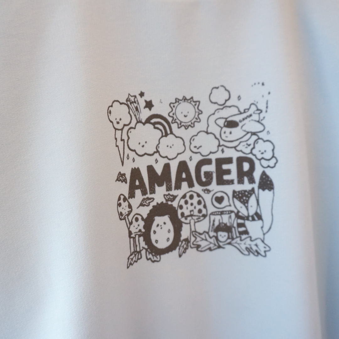 Gavin - Amager sweatshirt - lyseblå