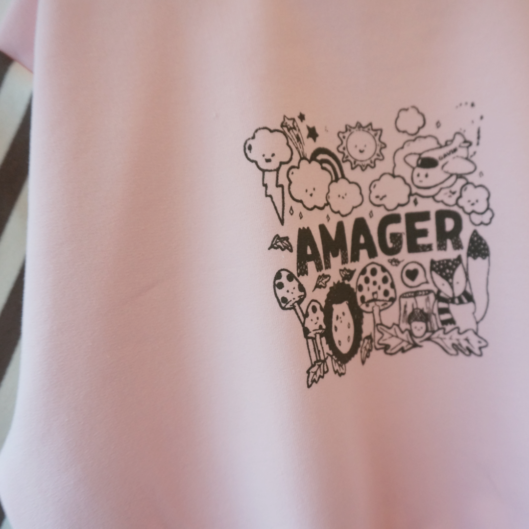 Gavin - Amager sweatshirt - lyserød