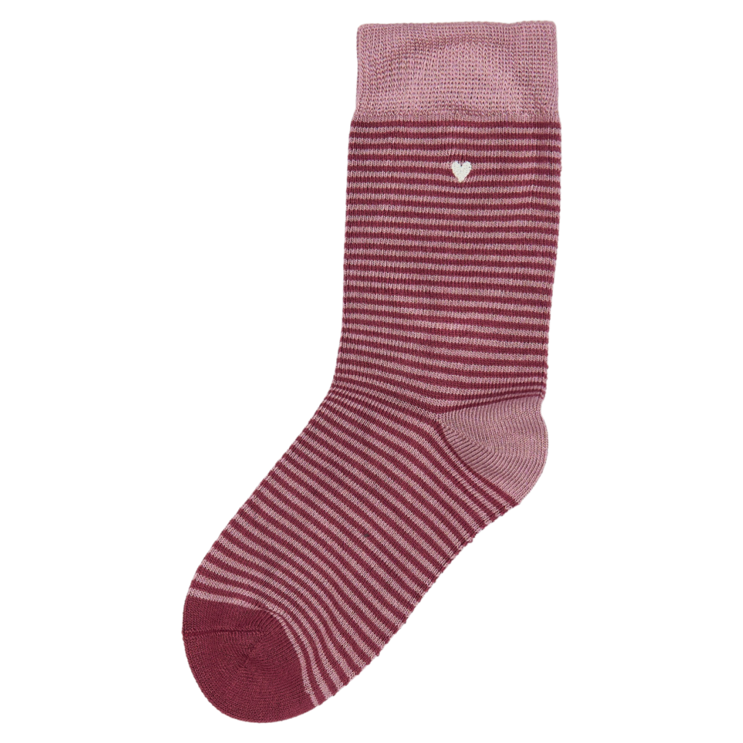 Mini Pop - bambus strømper - Pink/Burgendy