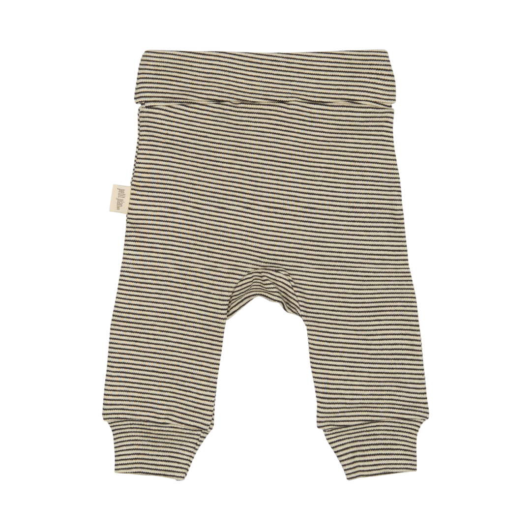 Petit Piao - leggings - Coffee Bean/Dark Off White