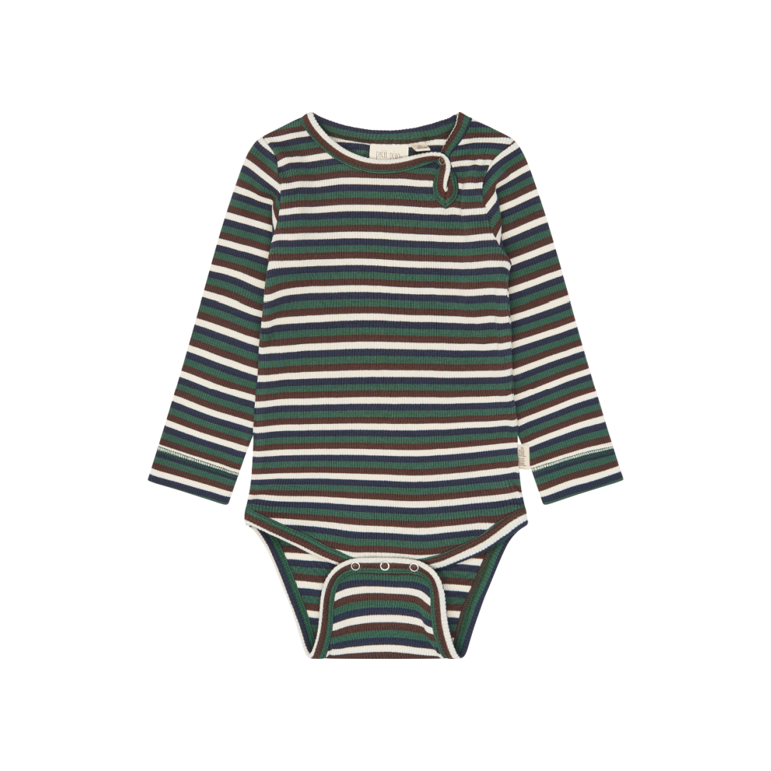 Petit piao - body - Trekking Green Multistriped