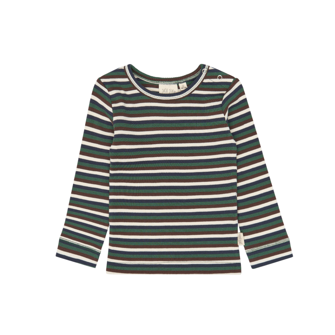Petit piao - bluse - Trekking Green Multistriped