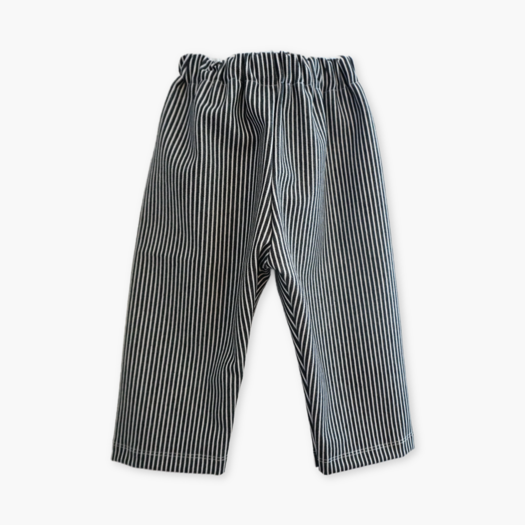 Gavin - bukser - sort og hvid stribet