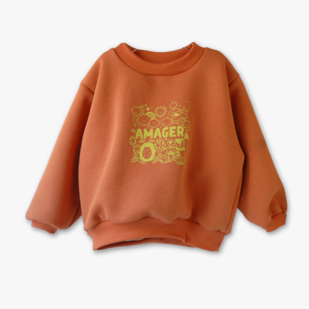 Gavin - Amager sweatshirt - gylden brun