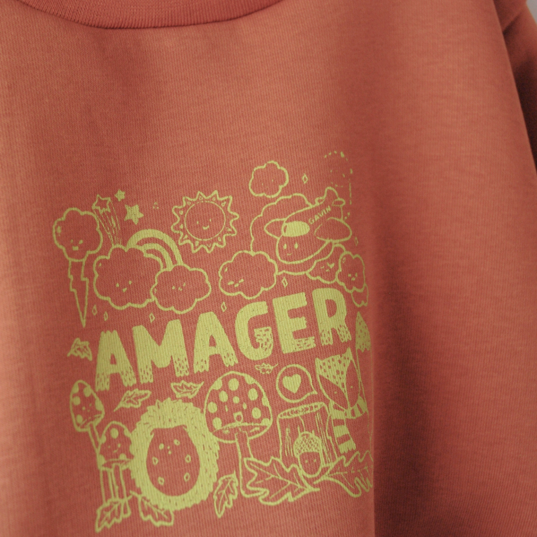 Gavin - Amager sweatshirt - gylden brun