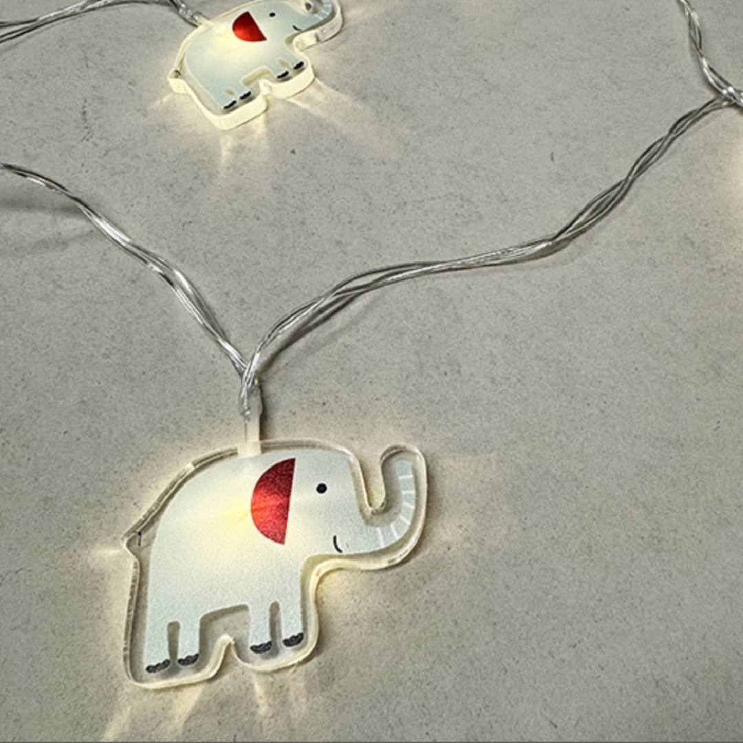 Tiny tot - LED-lyskæde - elefant