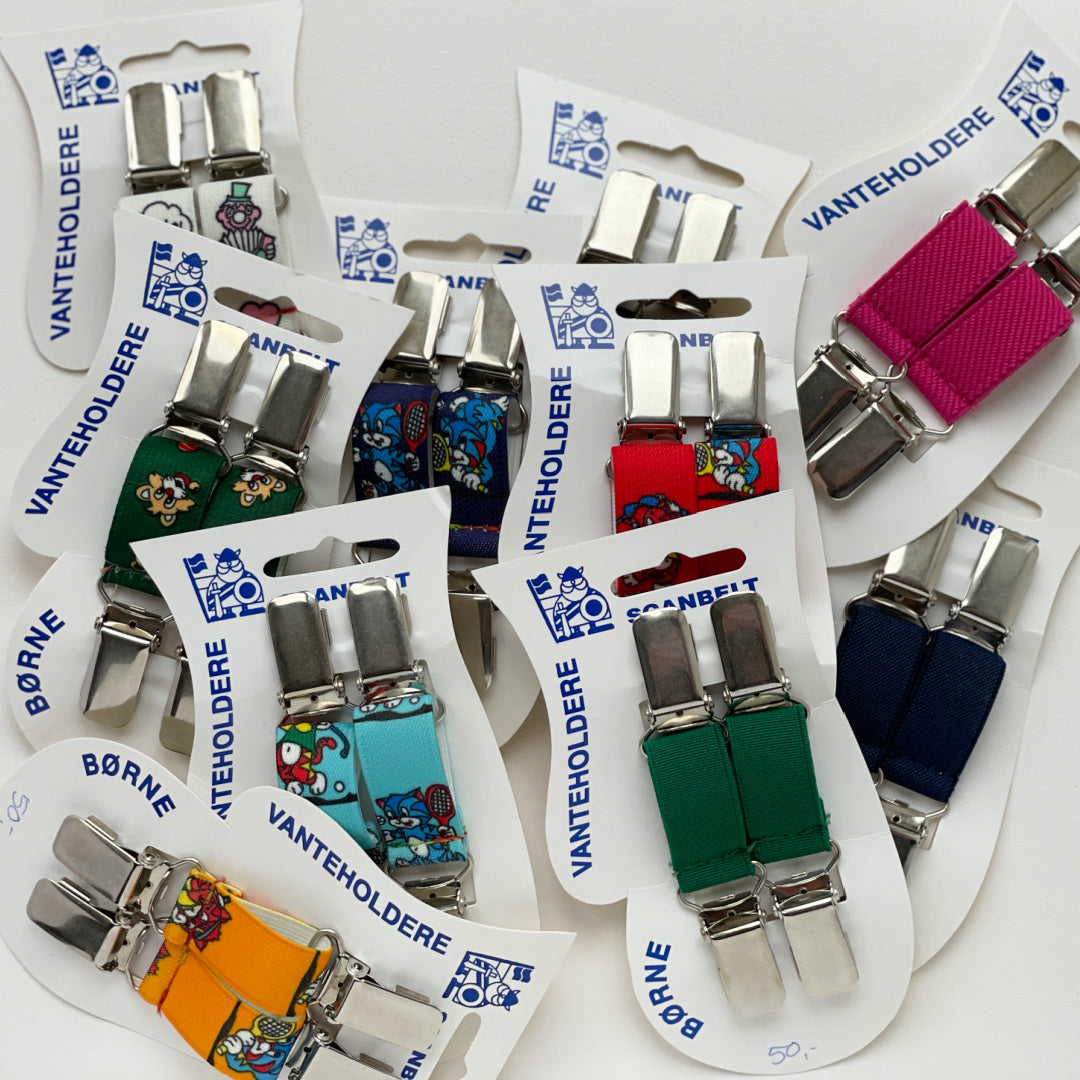 Vanteholdere - turkis med motiver