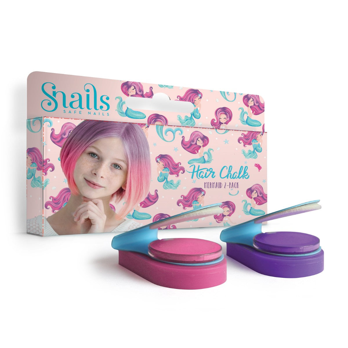 Snails - hårkalk pink og grøn