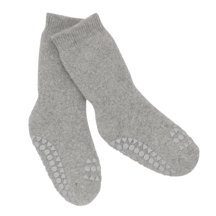 Gobabygo strømper grey melange